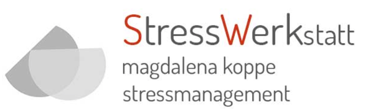 Das Bild zeigt das Logo der Stresswerkstatt Hamburg von Magdalena Koppe.